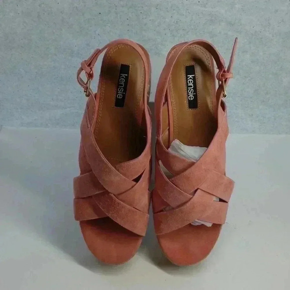 Kensie spandrille wedge sandals nwob - Picture 5 of 10